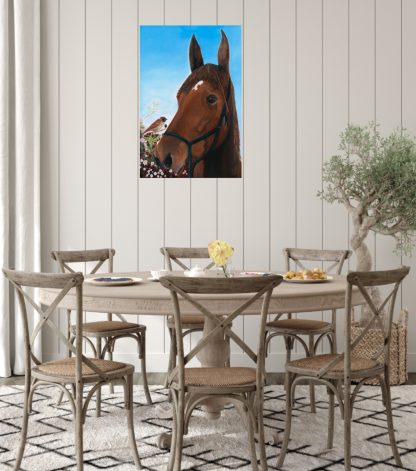 Prospero the Magnicant Oil Painting horse portrait